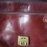 Large classic sturdy Vintage brown Leather hand Bag ADAX Image 6