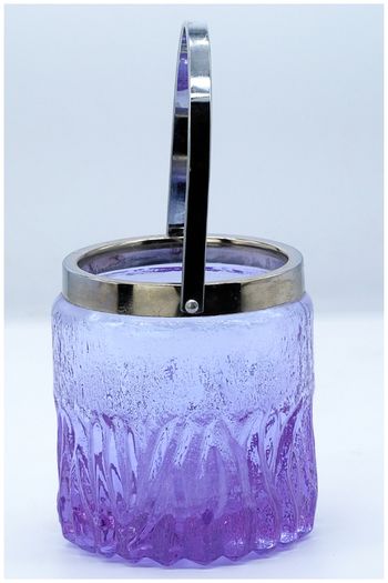 Alexandrite Neodymium Purple Glass Ice Effect Ice Bucket,