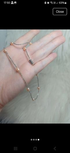 pearl necklace with magnetic clasp