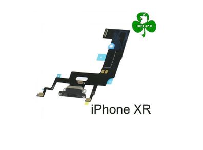 For iPhone XR Charging Port Dock Connector Microphone Flex Black Replacement