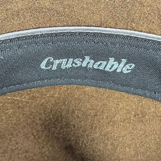 Aurega Fine Felt 100% Wool Hat - Fedora Shape - Crushable Water Repellent -
