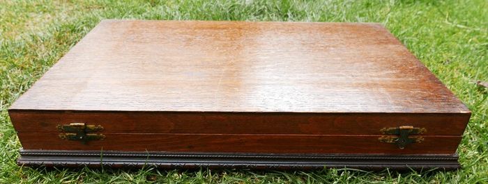 Antique Cutlery Box, Wooden