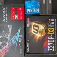 PC Parts Bundle i7 7700K RX 580 8GB Z270 Motherboard 8GB RAM