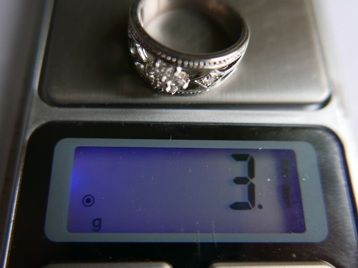 Vintage White Sapphire Floral Ring