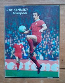 Ray Kennedy Liverpool Autograph Magazine Page