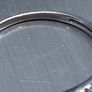 Vintage 9ct White Gold 375 Solitaire Ring Size 59.5 Image 9