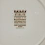 7 x Royal Doulton 'Steeelite' Plate 16,5 cm. Gold and Red Scroll Border Image 6
