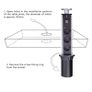 EU Plug PULL UP 3 Power Socket 2 USB 16A Charging Port Kitchen Table Desktop Sockets Retractable Countertops Worktop Image 2