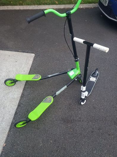 Fliker and stunt scooters
