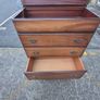 Vintage Wooden Blanket Box / Storage Chest with Drawers Image 6