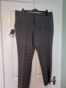 Mens Next suit trousers