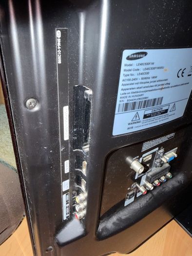 samsung tv 40" (broken - backlight)
