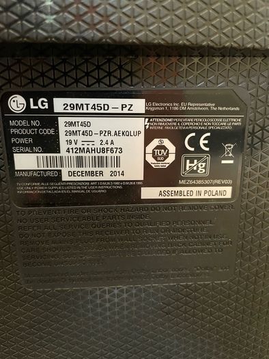 LG 29 inch tv - free