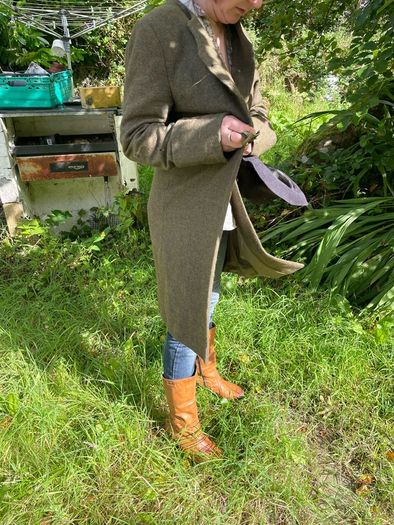 Irish Tweed style 3/4 length jacket