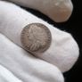1758 Silver Sixpence Coin Image 5