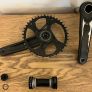 Shimano Cues FC-U6000-1 Crankset with BB-UR400 Bottom Bracket Image 2