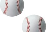Standard 9-Inch Baseball, One Soft And One Hard Two Baseball Ball, Rounders Ball for Practice & Games, Ball Training Baseball for Outdoor Sports for Youth And Adult