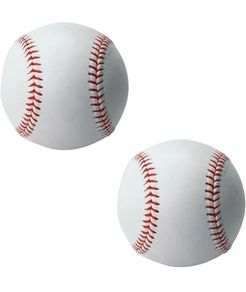Standard 9-Inch Baseball, One Soft And One Hard Two Baseball Ball, Rounders Ball for Practice & Games, Ball Training Baseball for Outdoor Sports for Youth And Adult