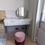 Next 'Valencia' Light Grey Solid Mango Wood Dressing Table - Mint Condition Image 9