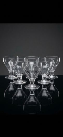 Antique georgian  rummers x6