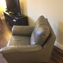 DFS leather arm chair Image 2