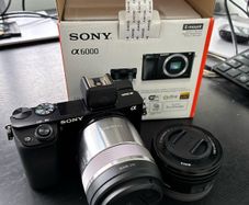 Sony A6000 with 2 lenses