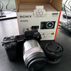 Sony A6000 with 2 lenses