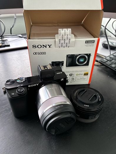 Sony A6000 with 2 lenses