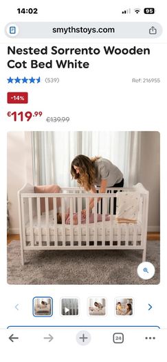 Nested Sorrento Cod Bed White