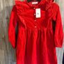 BNWT Girls Red Dress 7-8 Image 3