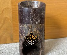 Handmade Soapstone Aroma Oil Burner and Tea Light/ Candle Holder