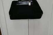 Dkny Black Fabric &amp; Leather Handbag