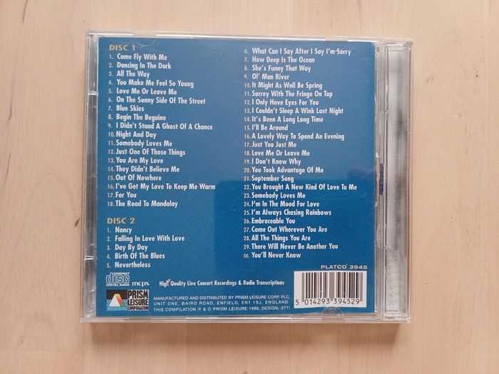 Frank Sinatra - The Concert Collection Music CD Compilation