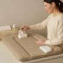 Changing pad wipeable and waterproof 75x72 cm - changing mat to place on changing table, changing top, changing dresser, or washing machine, changing mat 75 x 72 Giraffe Image 4