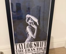 taylor swift Dublin eras tour concert poster framed