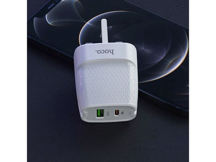 Hoco 2 PORT  USB QUALCOMM 3.0 QUICK Charging Plug Wall Charging For Iphone Samsung Charger