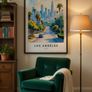 Los Angeles Wall Art Print, Travel Poster Image 4