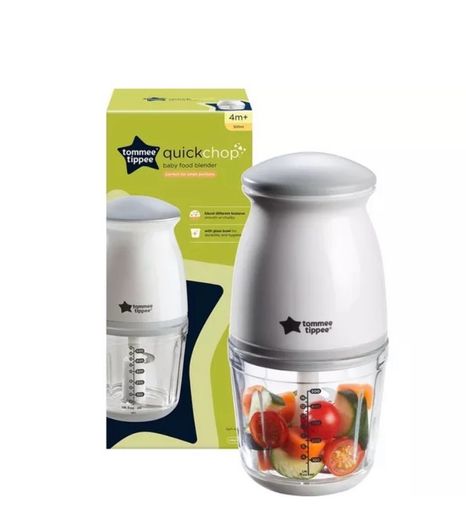 TOMMEE TIPPEE Quick-Chop Mini Baby Food Blender - White