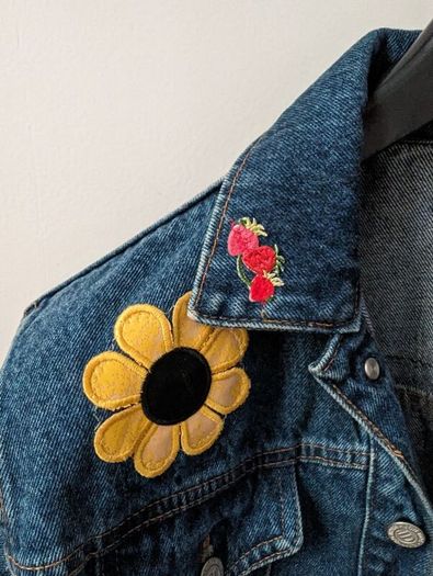Avoca denim patchwork jacket