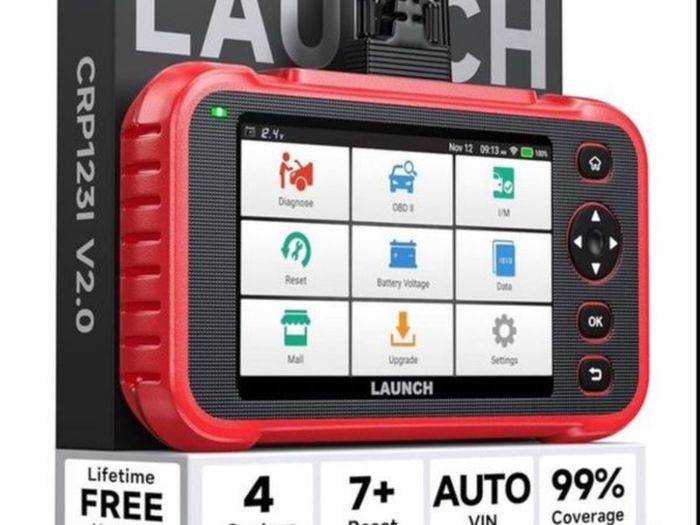 Launch X431 CRP123x V.3 version OBD2 Scanner Code Reader Diagnostic Tools Engine ABS SRS AT Oil SAS EPB TPMS Reset Creader123x OBDII launch