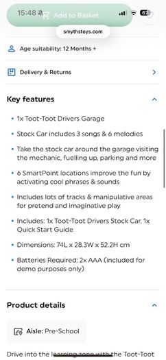 VTech Toot-Toot Drivers Garage