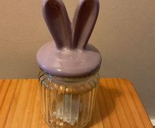 Small storage jar with ceramic lid Brand New