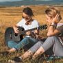 4/4 Acoustic Guitar Beginner Set Adult Full Size Cutaway Folk Guitar Starter Kit 41 inches with Gig Bag, Picks, Strings, Capo, Tuner, Strap, Pickguard, Black Image 2