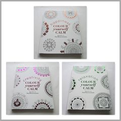 Colour Youself Calm Series - 3 Adult Colouring Books