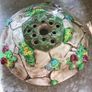 Vintage Falcon Ware "Wishing Well" Flowers Bowl Holder Image 3