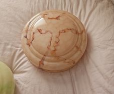 marbled pink fly catcher glass shade