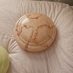 marbled pink fly catcher glass shade