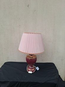 Pink large table lamp