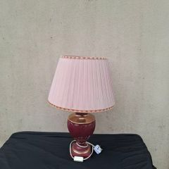 Pink large table lamp