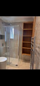Bespoke Solid Wood Bathroom Tall Boy / Storage Unit